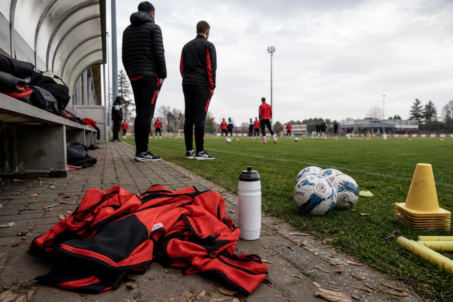 Leverkusen trente i over 30 grader på samlingens tredje dag